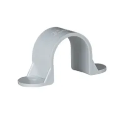 Abrazadera para tubos, blanca