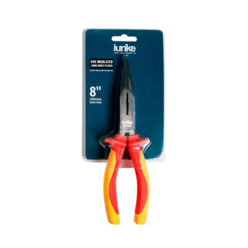 Alicates de punta larga con aislamiento VDE