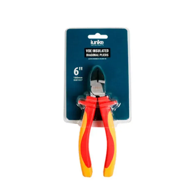Alicates diagonales con aislamiento VDE 6''