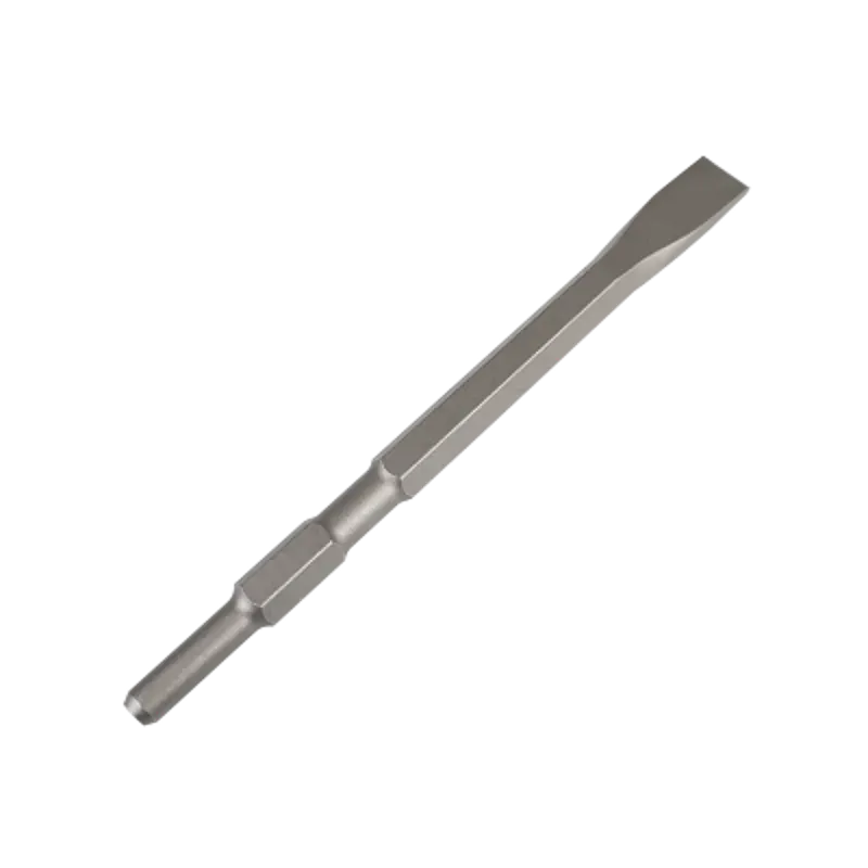 Cincel punta plana caña redonda 14 x 250 x 20mm