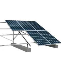 Conjunto completo de accesorios para soportes de paneles solares: compatible con 4 paneles solares