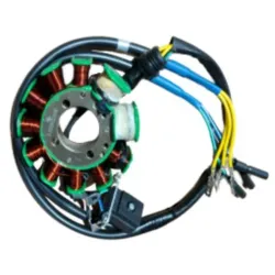 Conjunto estator del magneto CG125D (12V 11 polos, CA trifásica onda completa, interfaz SQBJ-54, L1:600, sensor y cable encendido 450) LT320-250CC LAITUNING
