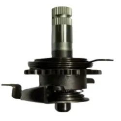 Eje de arranque CG125D (vástago liso para retén L:60, tipo espiral, rueda dentada de metalurgia de polvos, zincado azul-blanco) LT320-250CC LAITUNING