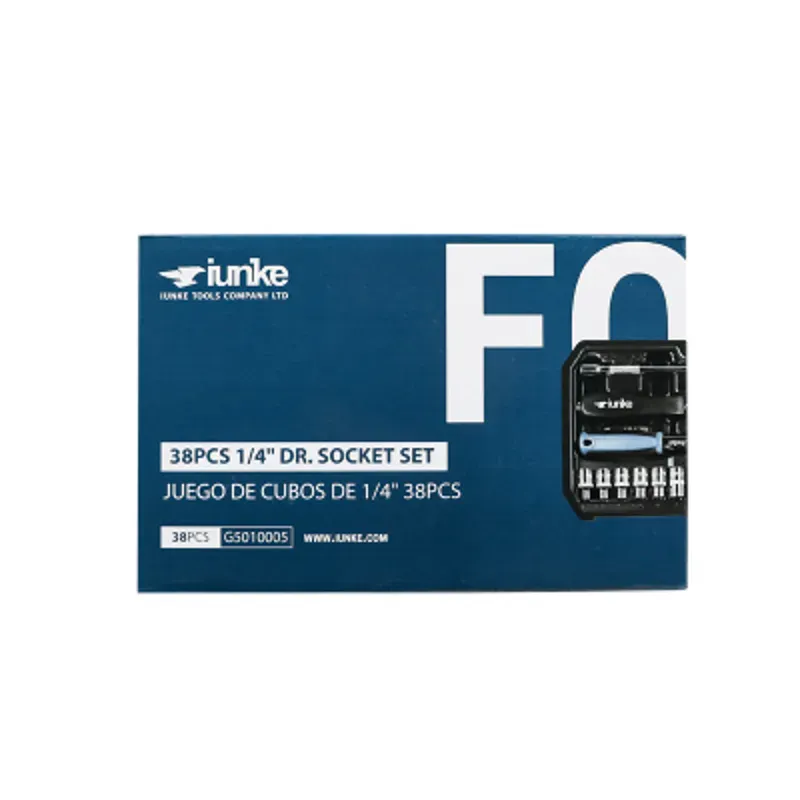 Juego de cubos de 1/4'' 38pcs