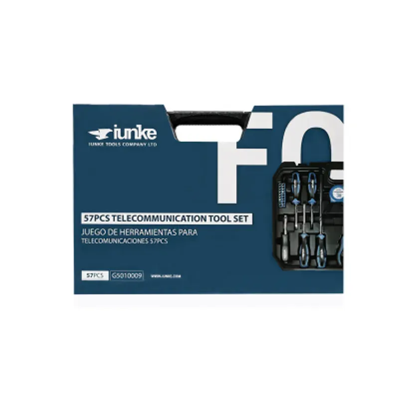 Juego de herramientas para telecomunicaciones 57pcs