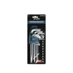 Juego de llaves hexagonales Extremo de bola brazo largo 9pcs