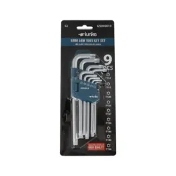 Juego de llaves torx brazo largo 9pcs