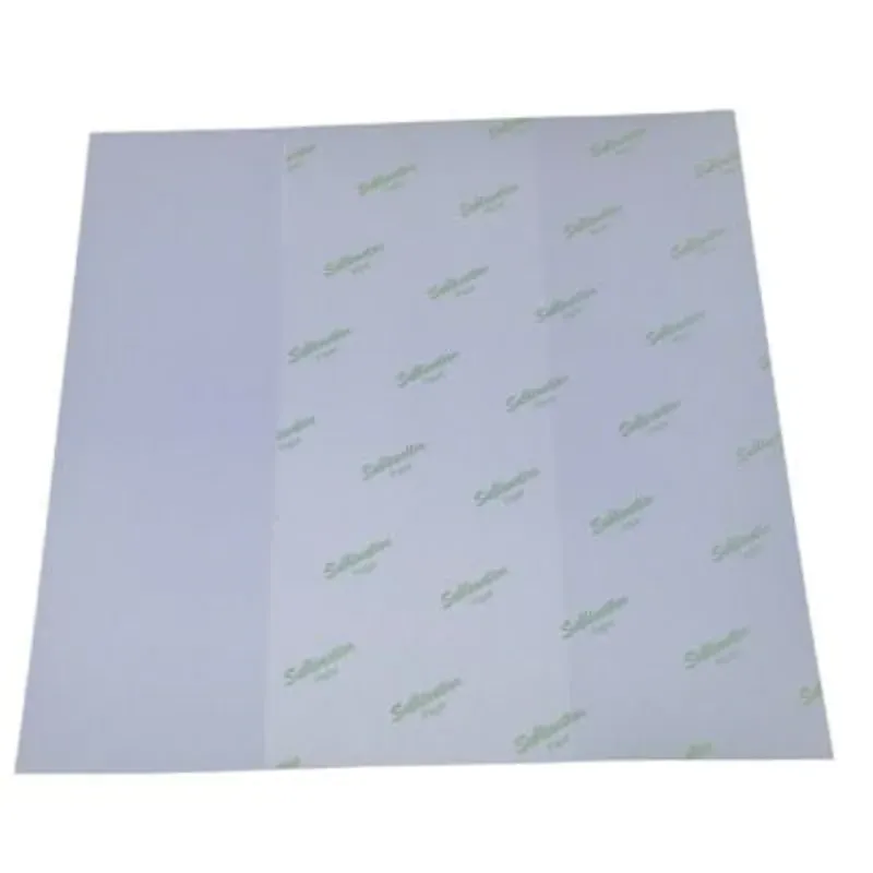 Papel de sublimación de 120g, con fondo verde, tamaño A4，imprimir 3 veces en textil, 1 Bolsa= 100 Hojas