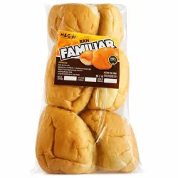 Paquete de Pan suave Familiar de 6 unidades de 80 gramos.