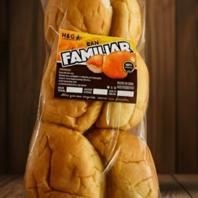 Paquete de Pan suave Familiar de 6 unidades de 80 gramos.