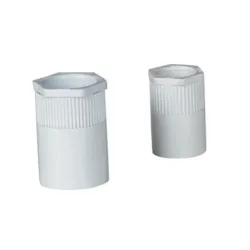 Peine para cables de PVC, blanco