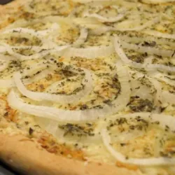 Pizza de Cebolla