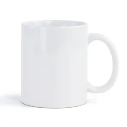 Taza de cerámica, jarra con recubrimiento blanco de 11 OZ lista para la técnica sublimación, personalizable para sublimar