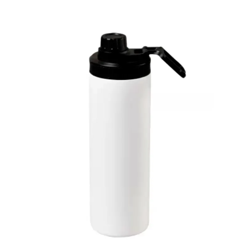 Termo de acero inoxidable de 20 oz, tapa de un dedo, lista para la técnica sublimación