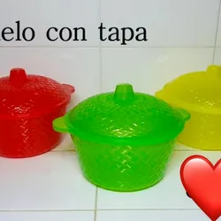 🎀Posuelo con tapa🎀