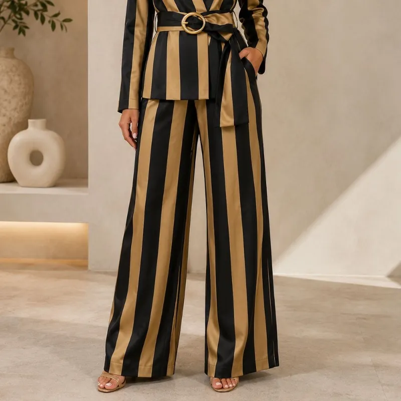 Conjunto a rayas