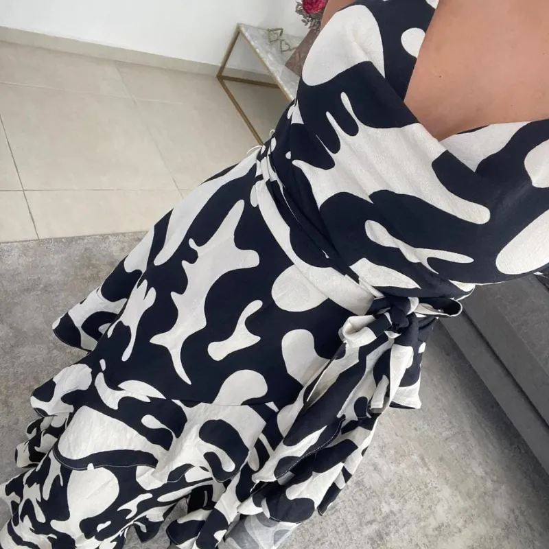 vestido blanco & negro