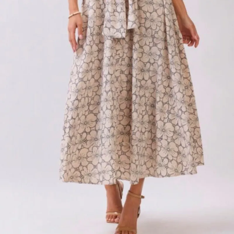 Vestido camisero romantico