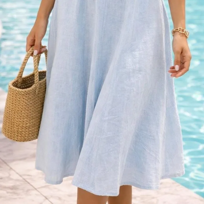 Vestido celeste