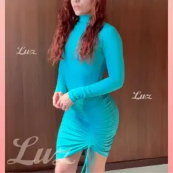 ✨️ Vestido Corto de Mangas Largas y Fruncido Lateral ✨️
