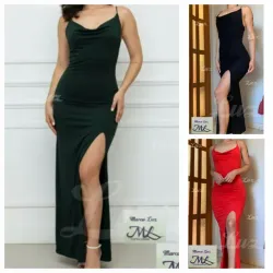 ✨️Vestido de gala con abertura en una pierna✨️