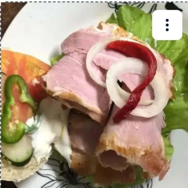 Sandwich de lomo ahumado 