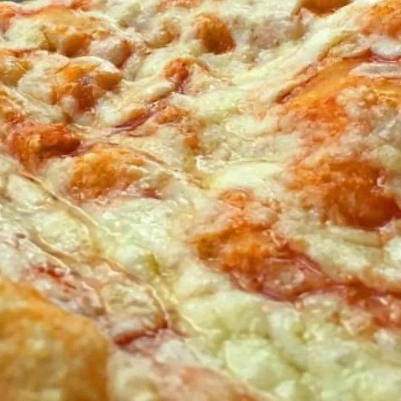 Pizza con queso blanco 