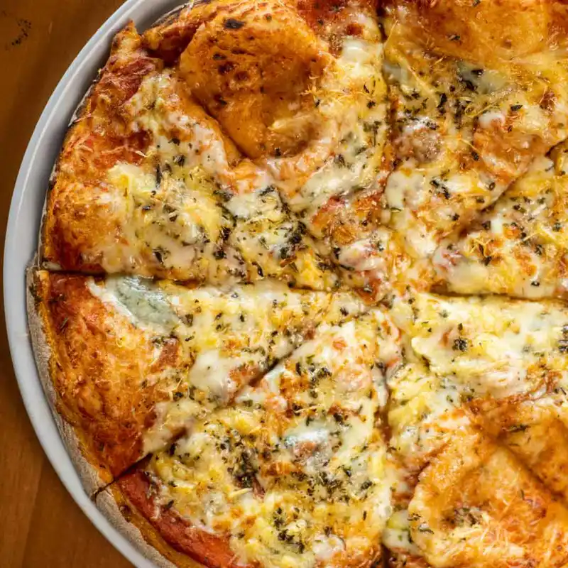 Pizza de queso blanco(35cm )
