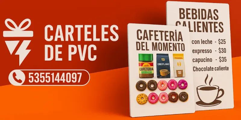 Carteles de PVC 