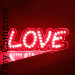 Cuadro Lumínico Love 