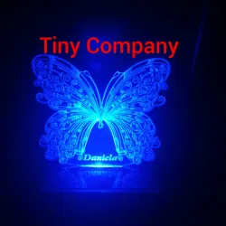 Lámparita 3D Mariposa 