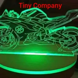 Lámparita 3D Moto 