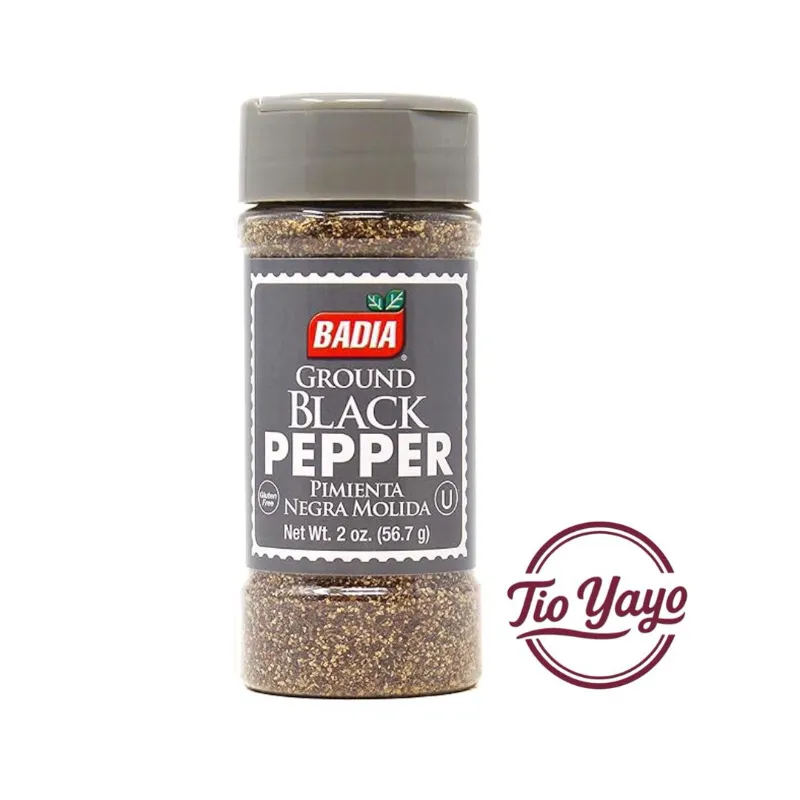 Badia Pimienta Negra Molida 2oz