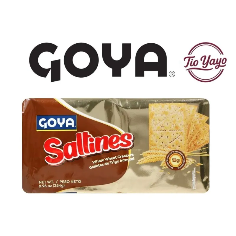 Goya Saltine Trigo Integral 254g