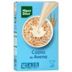 HIPERDINO COPOS DE AVENA ESTUCHE 500g