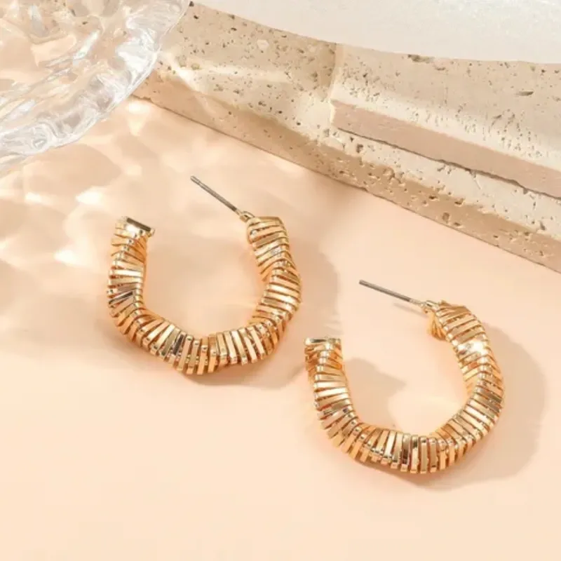 Aretes Grandes Acero inoxidable