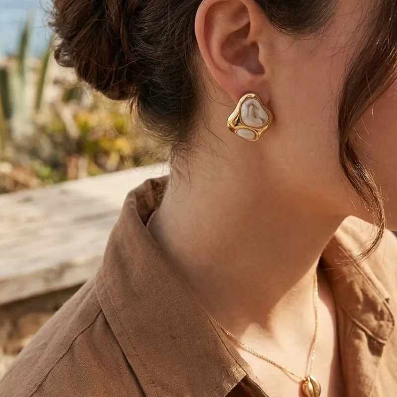 Aretes mediados Acero inoxidable
