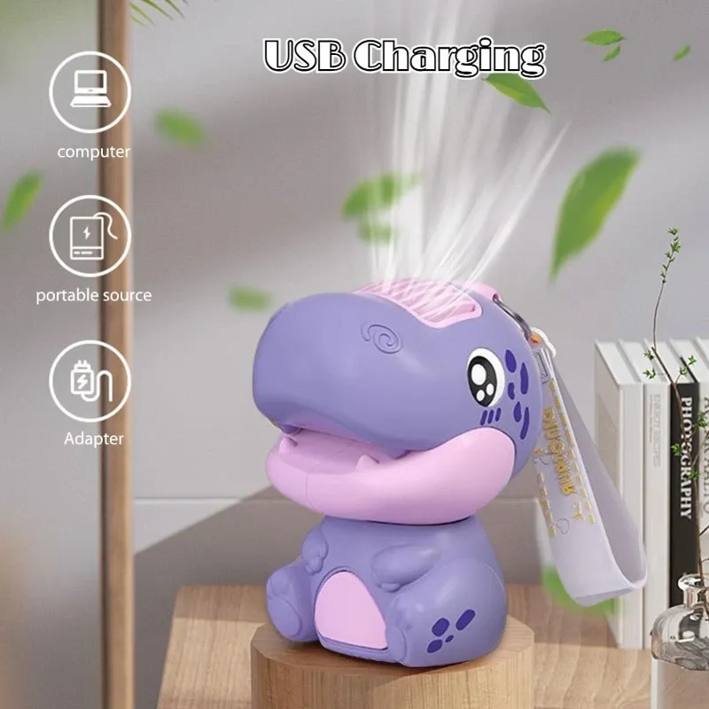 Mini ventilador de dinosaurio