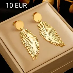 Aretes con forma de pluma