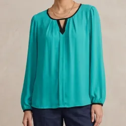 Blusa azul aqua