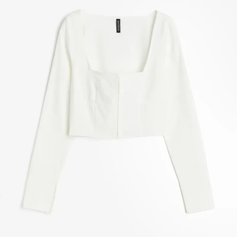 Blusa con mangas H&M