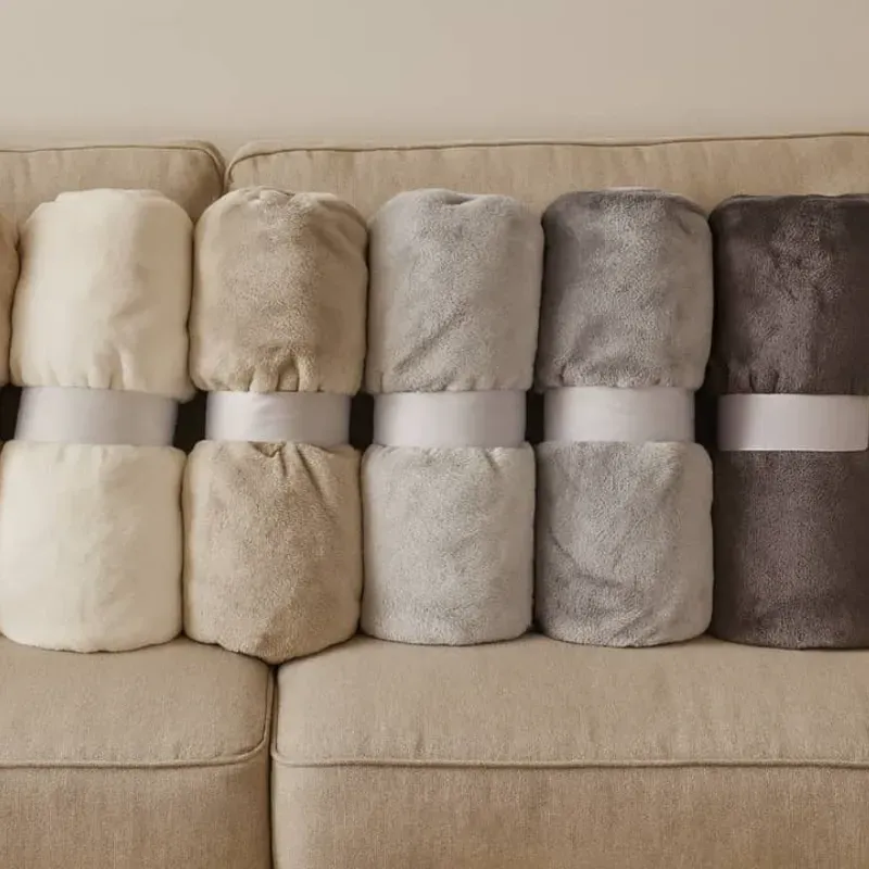 Cobija estilo sherpa