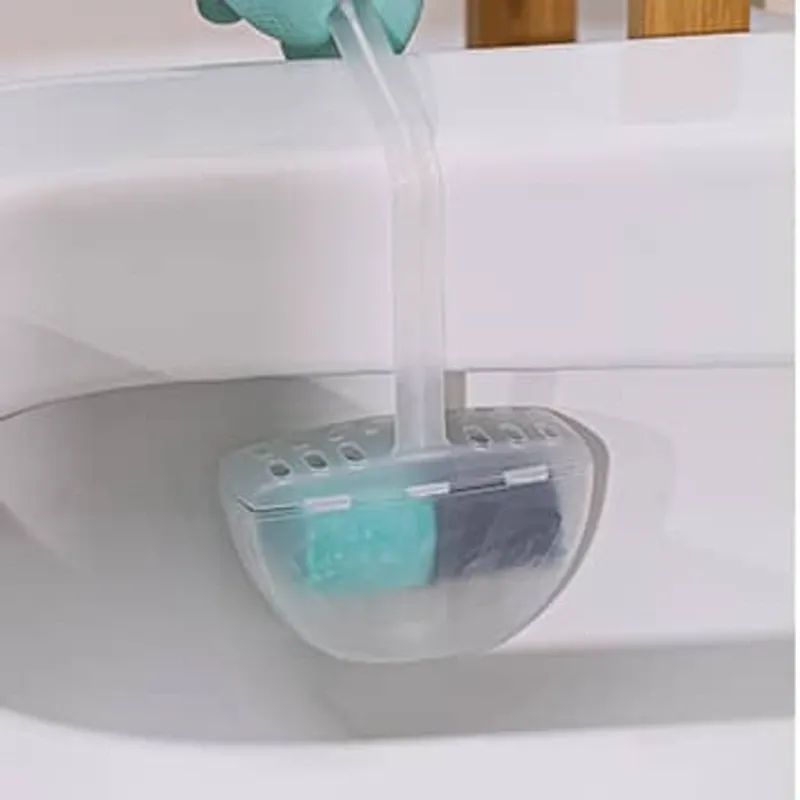 Colgador WC Azul limpieza activa