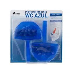 Colgador WC Azul perfume marino