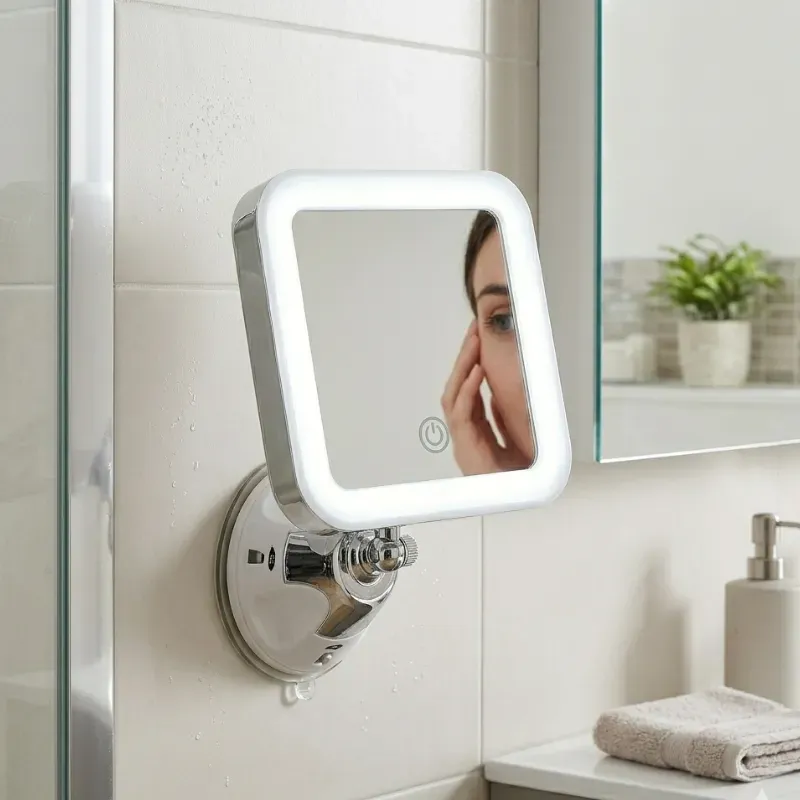 Espejo táctil con iluminación led