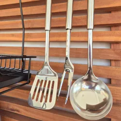 Juego de cucharones de acero inoxidable 