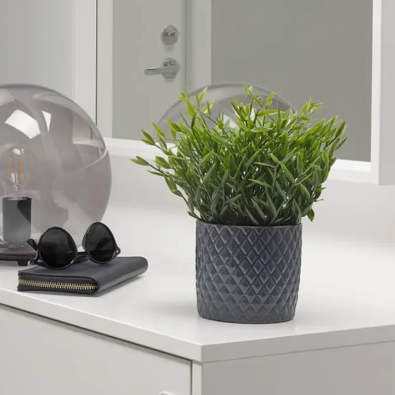 Maceta artificial tipo bambú 