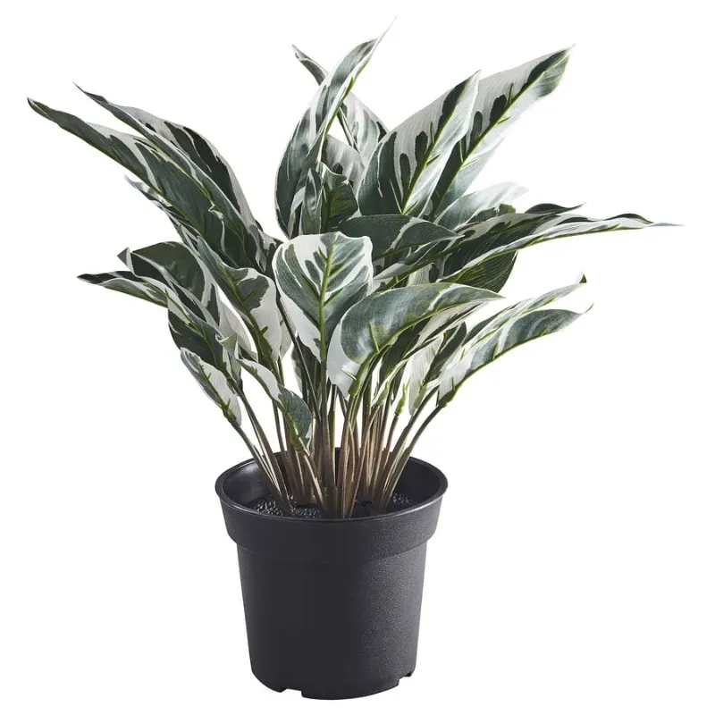 Maceta artificial tipo calathea