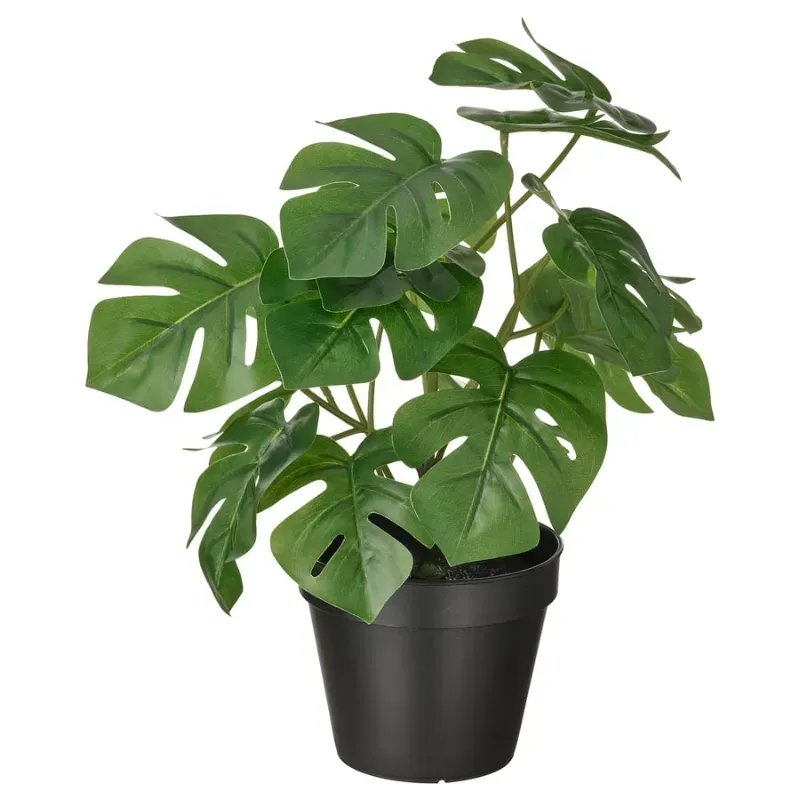 Maceta artificial tipo Monstera