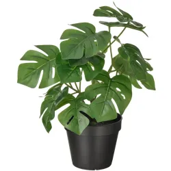 Maceta artificial tipo Monstera